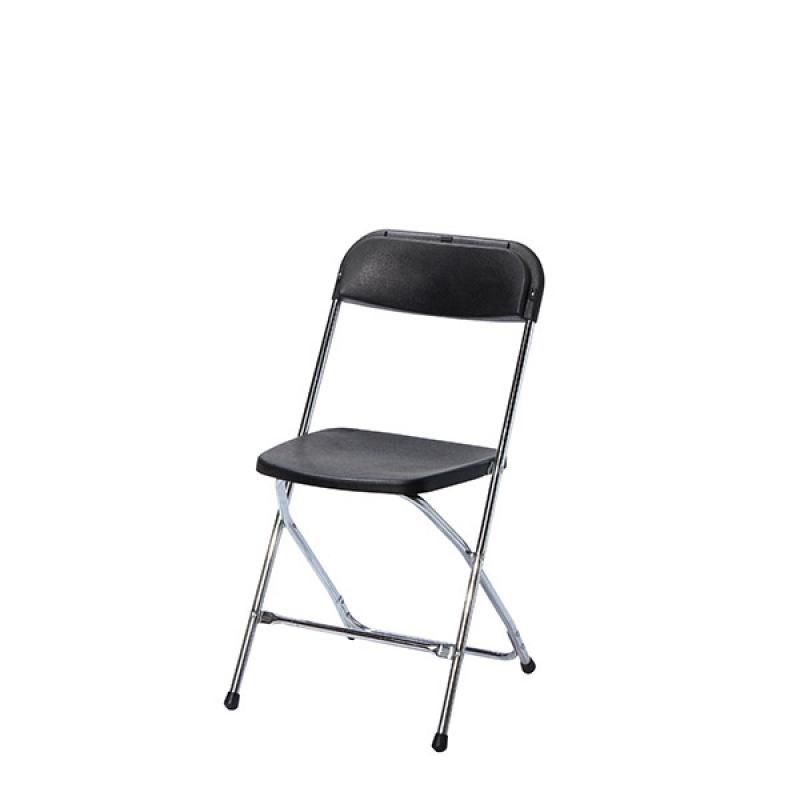Foldingchair budget chrome/black Foldingchair budget chrome/black